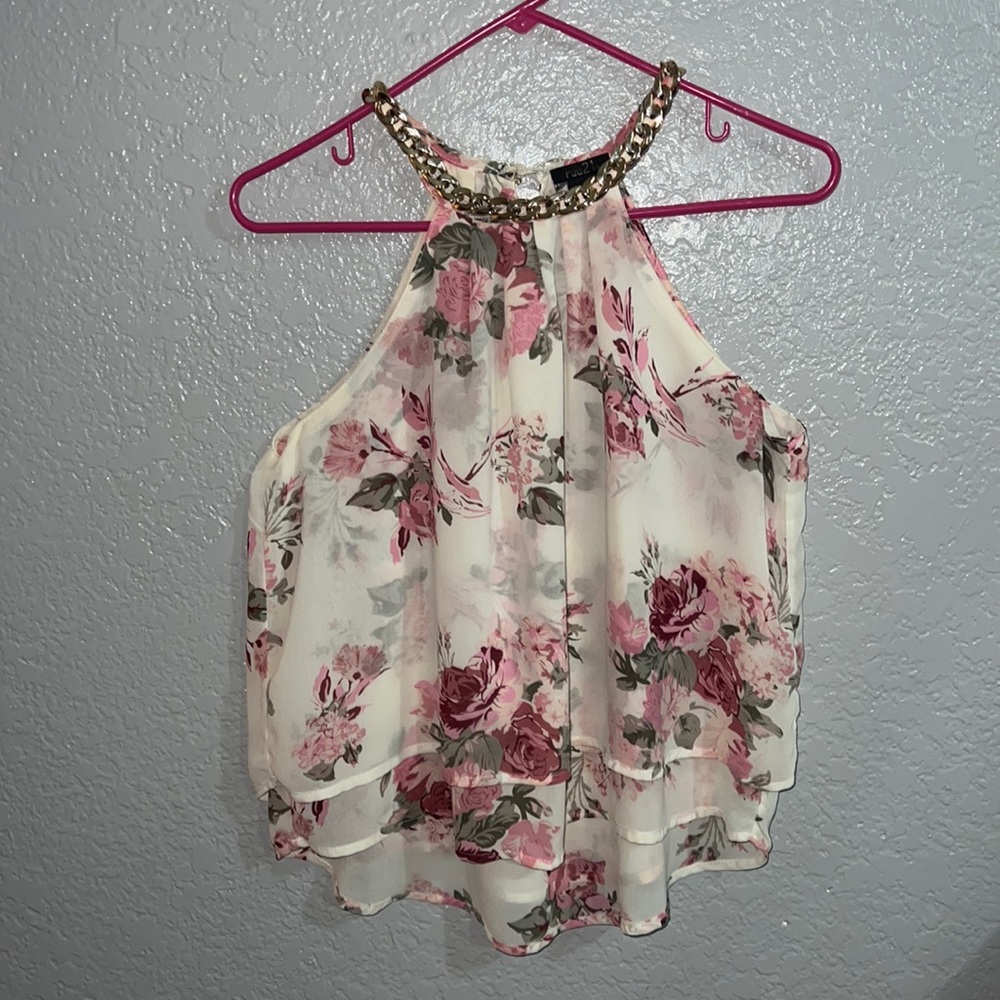 Flower print top